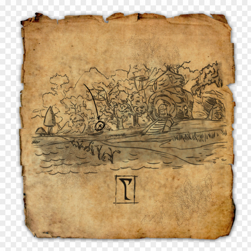 Pirate Map The Elder Scrolls Online Treasure V: Skyrim PNG