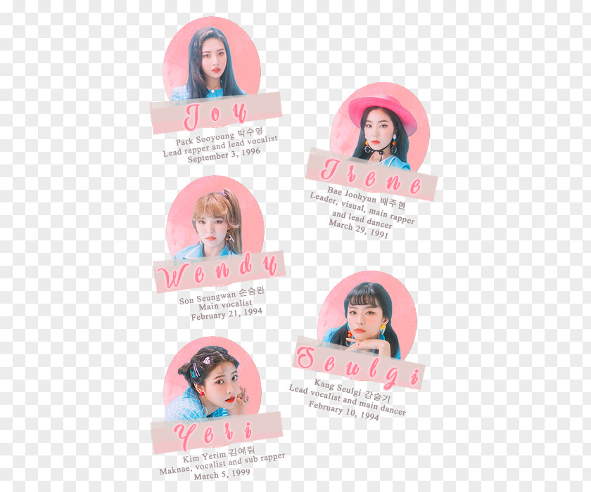 Red Velvet Dumb Fashion SEULGI K-pop Be Natural Blue Lemonade PNG