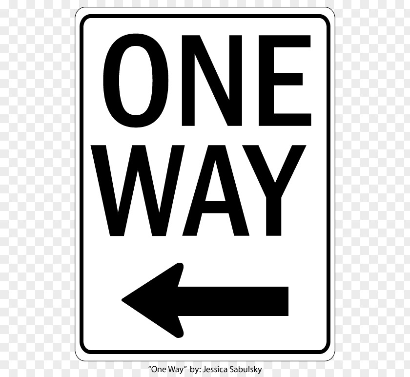 Road One-way Traffic Sign Arrow PNG