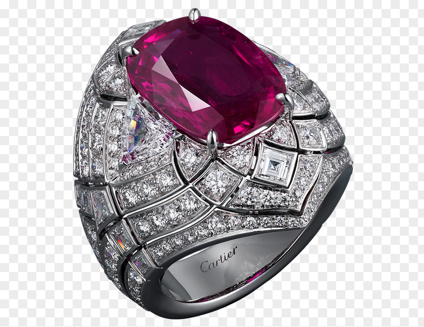 Ruby Ring Jewellery Sapphire Diamond PNG