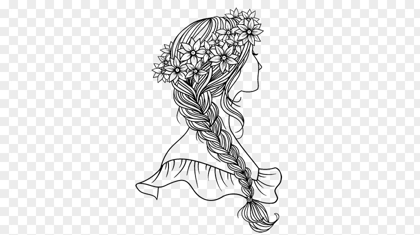 Coloring Pages Drawing Book Braid Royalty-free PNG