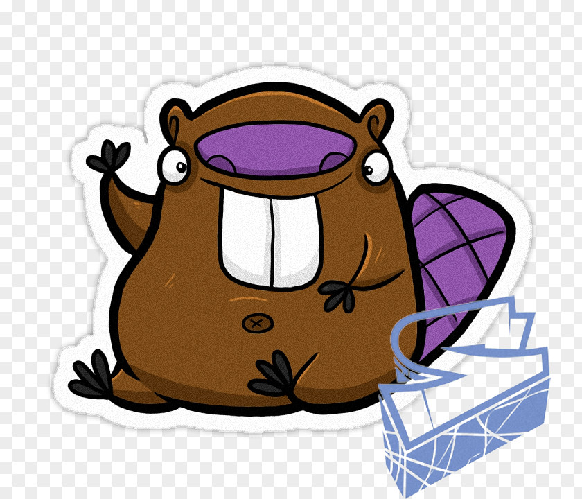 Cute Beaver Snout Sticker Carnivora Clip Art PNG