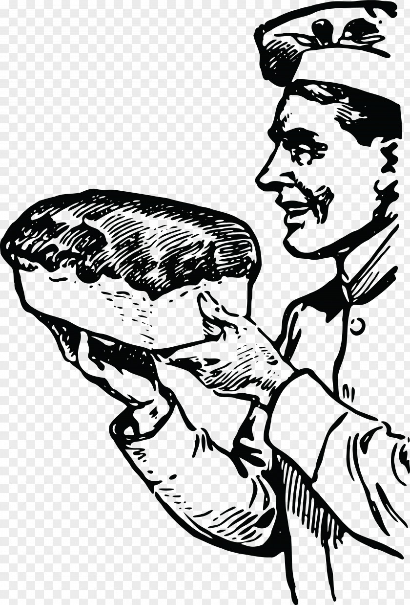 Holding Clipart Bread Baker Loaf Clip Art PNG
