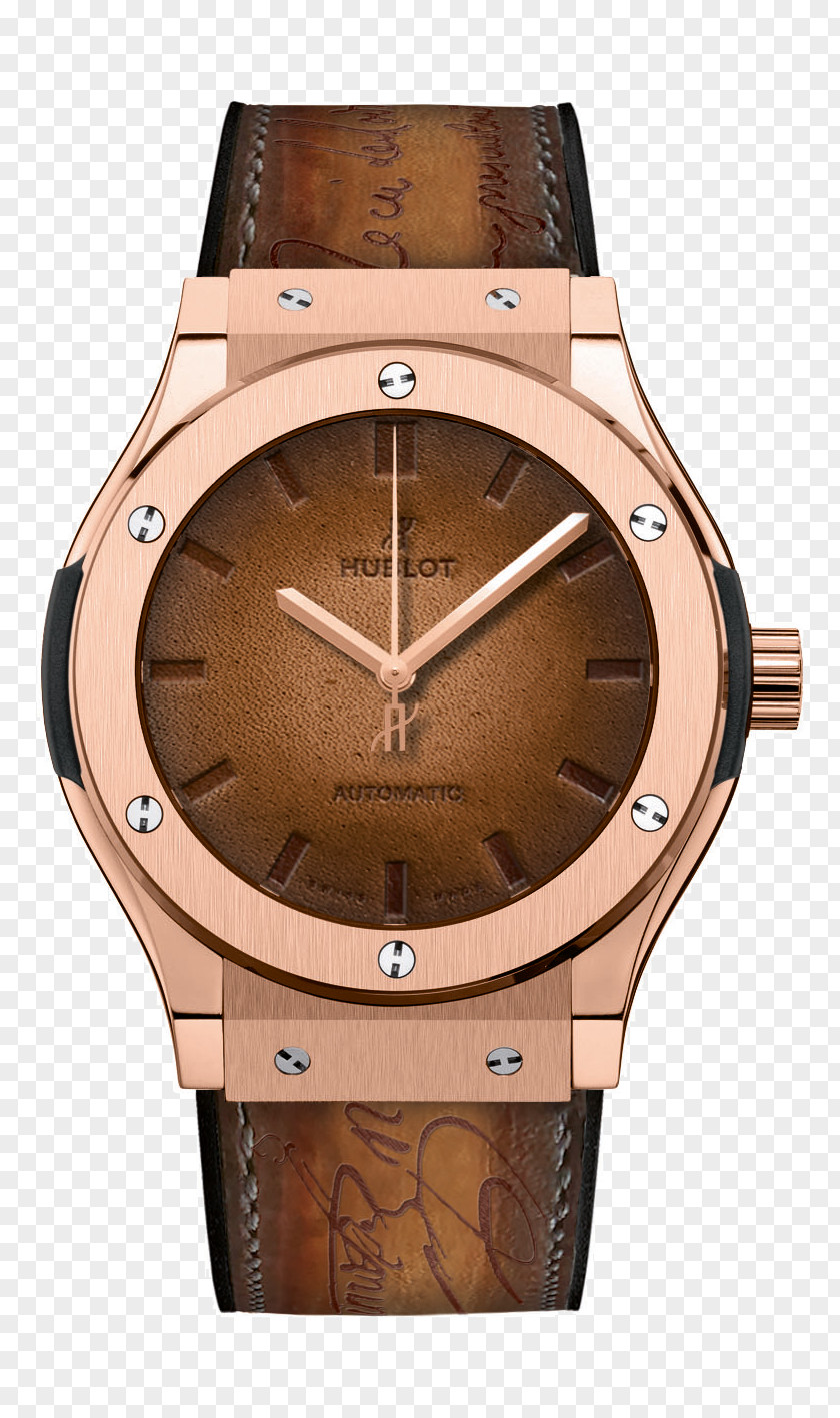 Ox Hublot Berluti Watchmaker Strap PNG