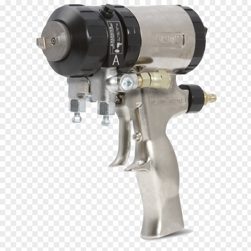 Graco Fusion Air Purge Firearm Spray Foam Gun PNG