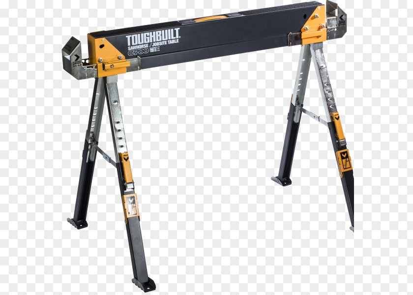 High Grade Building Table Saw Horses Tool Steel PNG