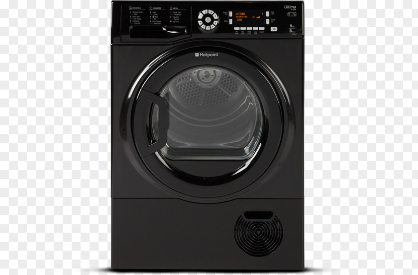 Hotpoint Ultima S-Line SUTCD 97B 6-M Clothes Dryer Siemens WT4HY790GB Heat Pump Condenser Tumble Home Appliance PNG