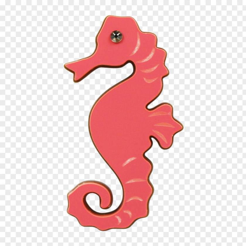 Jewellery Earring Pink Golden Seahorse Crystal Brooch Pin PNG