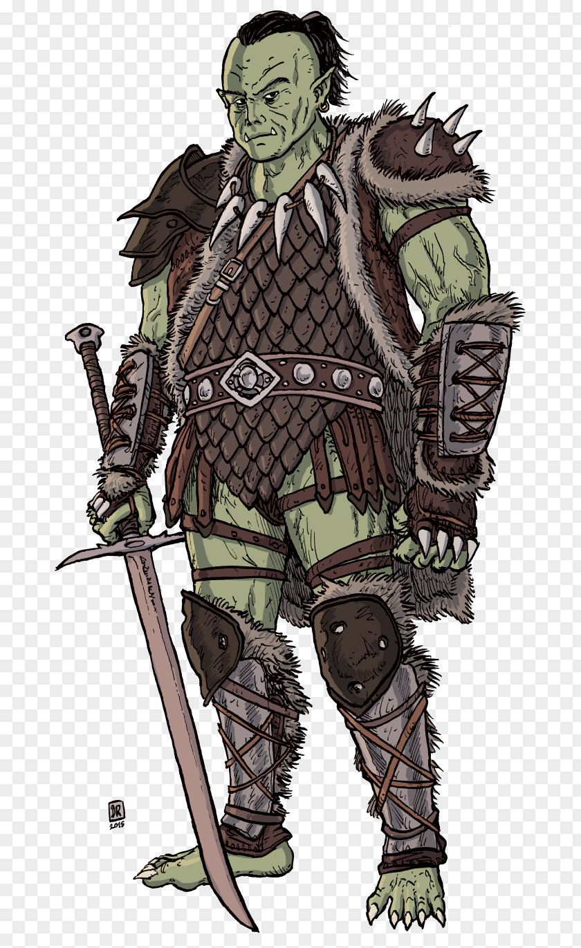 Barbarian Axe Drawing Dungeons & Dragons Pathfinder Roleplaying Game Half-orc Player Character PNG
