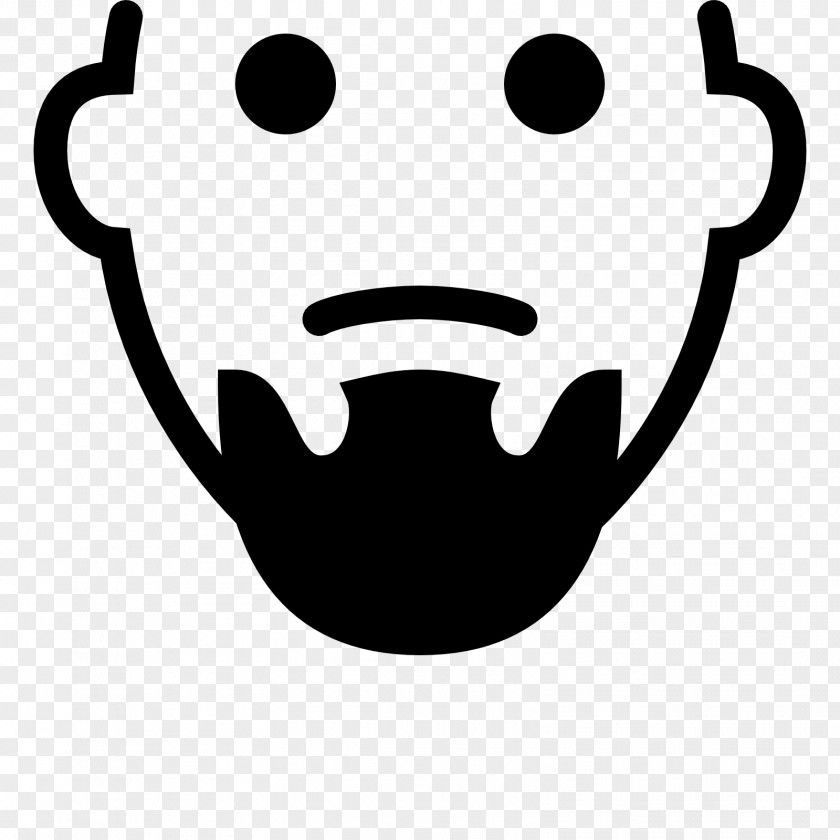 Beard And Moustache Smiley Avatar Icon Design PNG