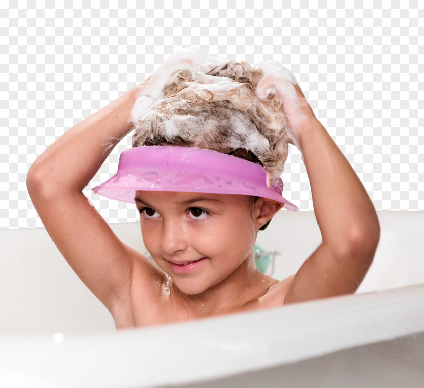 Cap Shower Caps Bathing Hair Washing Child PNG