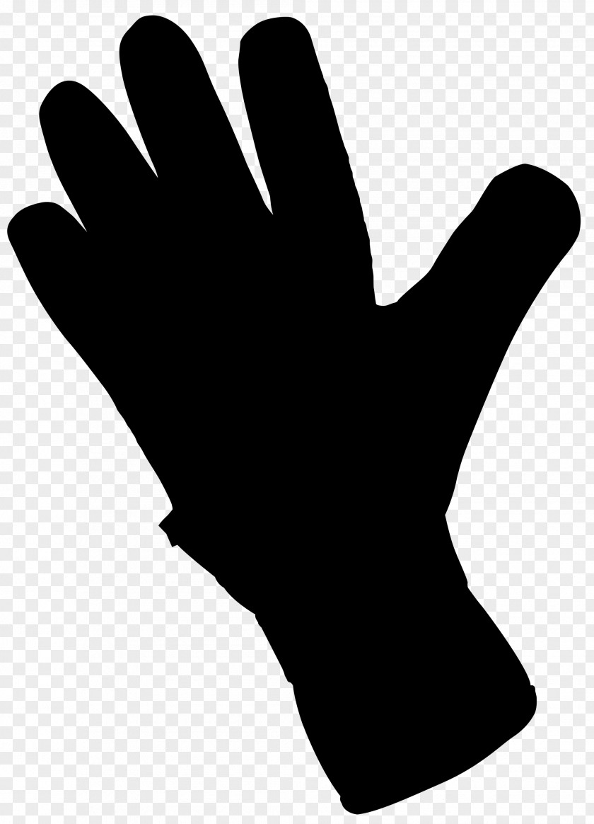 Finger Clip Art Glove Silhouette Line PNG