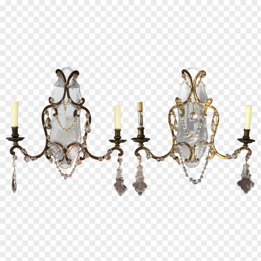 Light Sconce Chandelier Rococo Fixture PNG