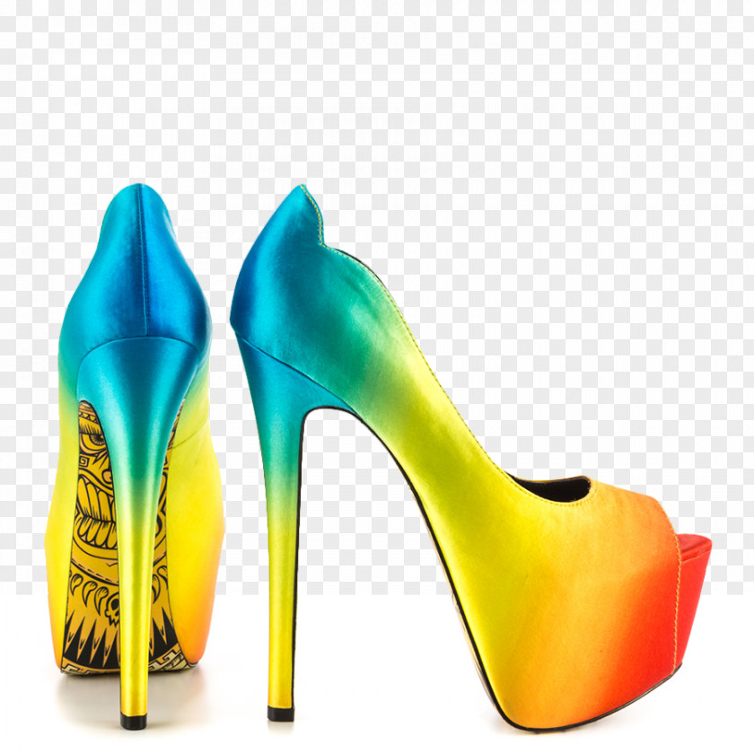 Rave Lights Slipper High-heeled Shoe Fashion Absatz PNG