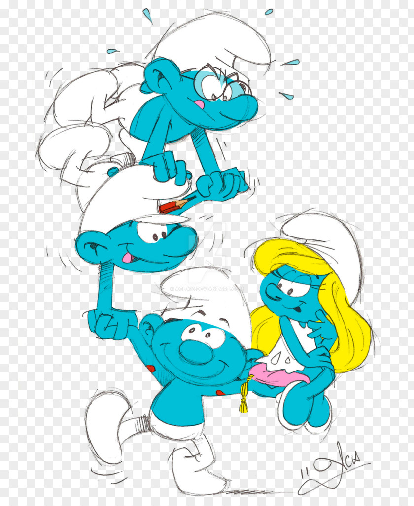 Smurfs Papa Smurf Baby The Character PNG