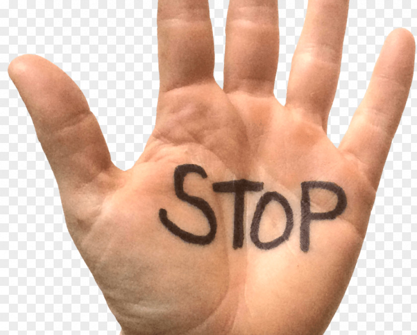 Stop Hand Thumb Model Wrist PNG