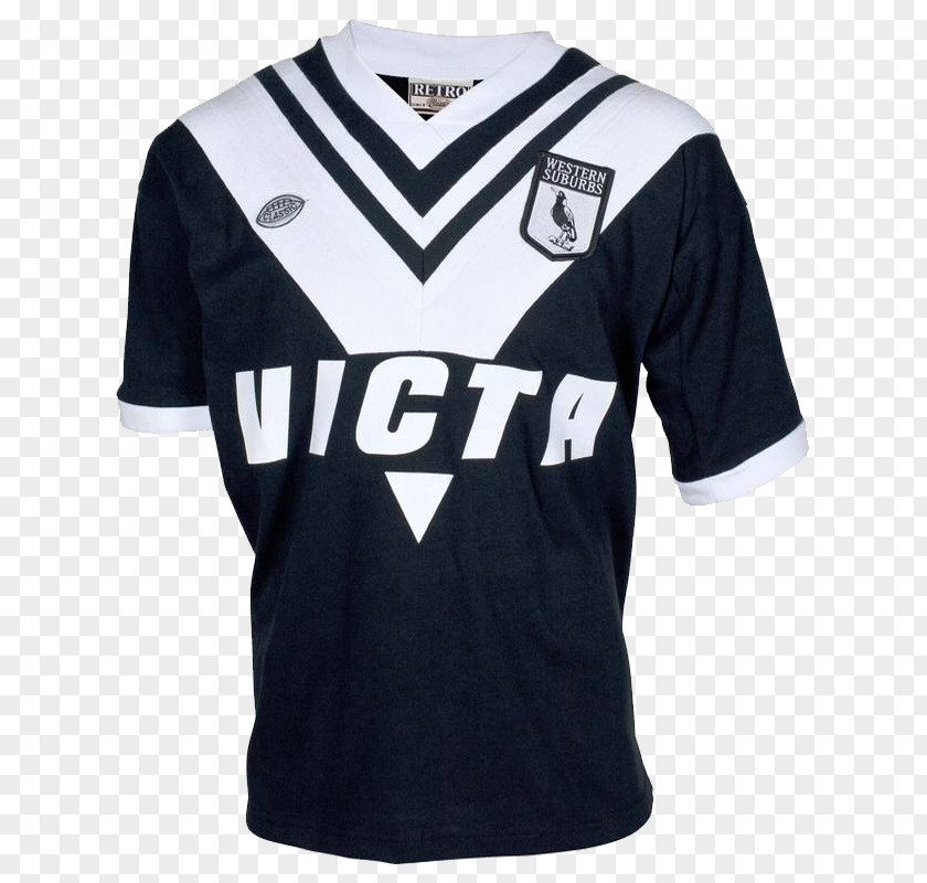 T-shirt Western Suburbs Magpies Wests Tigers National Rugby League Jersey PNG