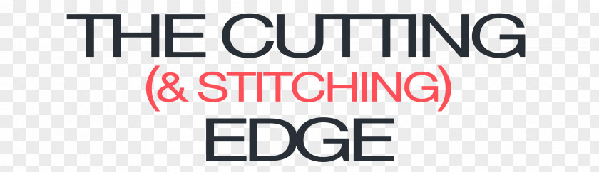 Cutting Edge Cross-stitch Embroidery Logo Brand PNG
