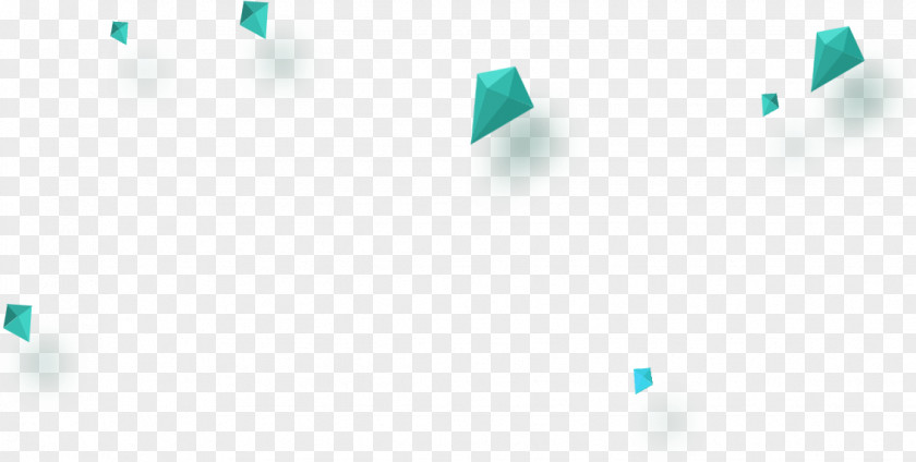 Floating Design Blue Logo Rhombus PNG