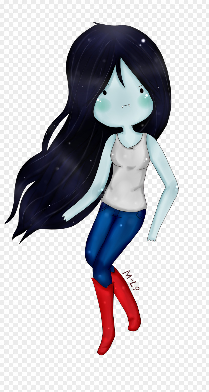 Marceline The Vampire Queen Drawing Black Hair PNG