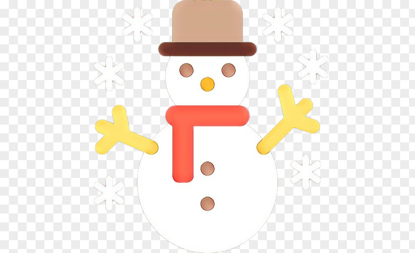 Smile Sticker Snowman PNG