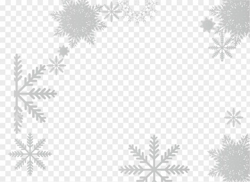 Snowflake Background Vector Material Aoxue Pattern PNG