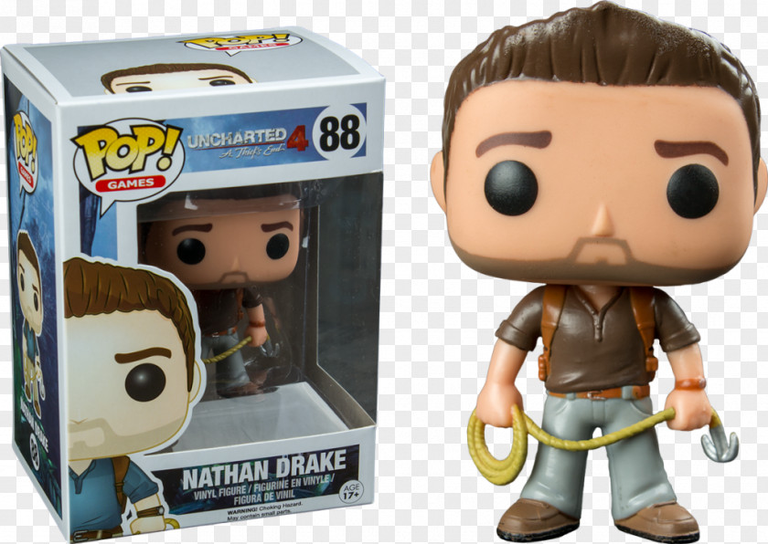 The Last Of Us Uncharted 4: A Thief's End Nathan Drake Uncharted: Drake's Fortune Funko Video Game PNG