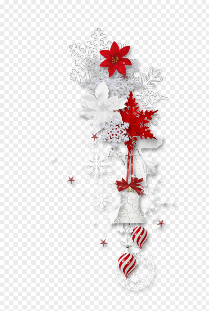 White Snowflake Christmas Clip Art PNG