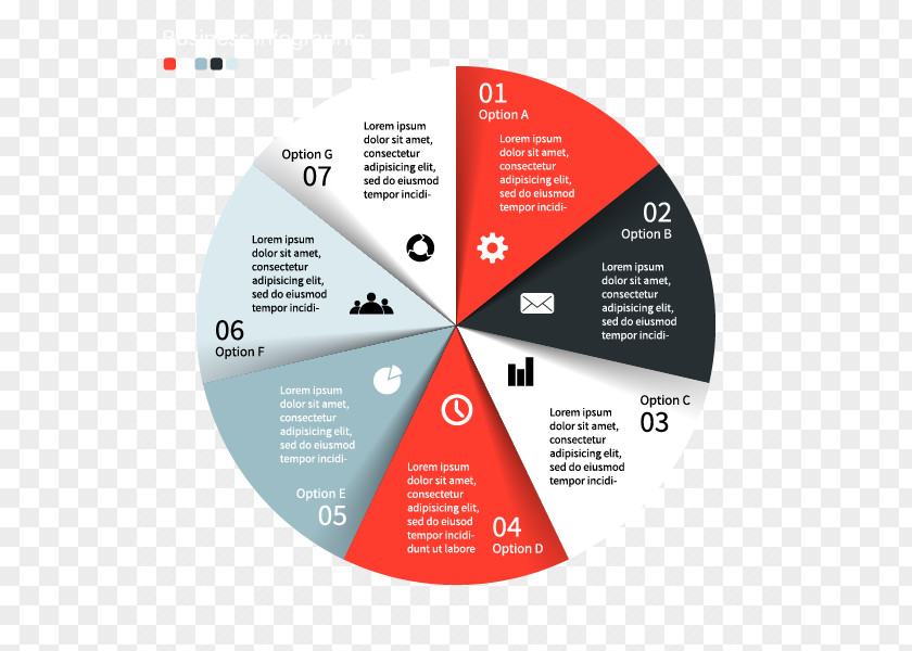 Business Graphics Design, Flat, UI, Icons, ICON, Pie Chart Infographic PNG