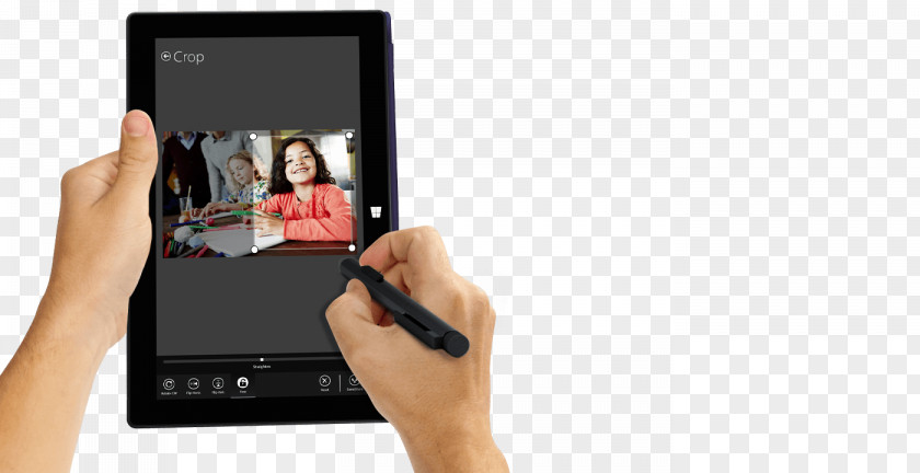 Hand With Tablet Handheld Devices Portable Communications Device Computer Microsoft Gadget PNG