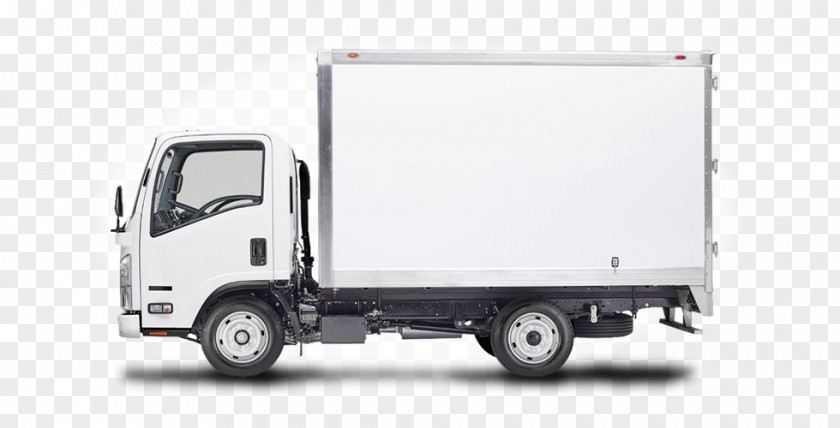 Isuzu Elf Car Box Truck Freight Transport Mover PNG