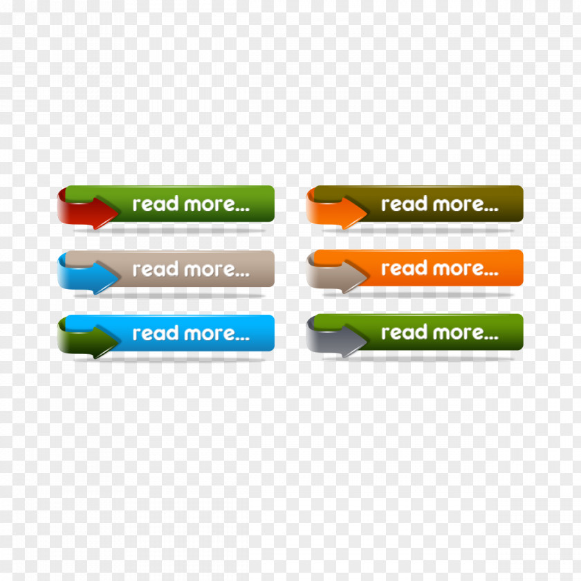 Color Square Buttons Flip Web Design Download Button PNG