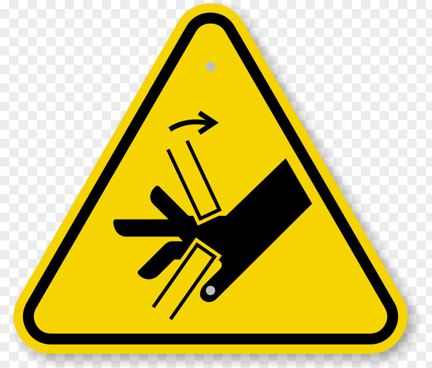 Pinch Point Cliparts Hazard Label Decal Sticker Clip Art PNG