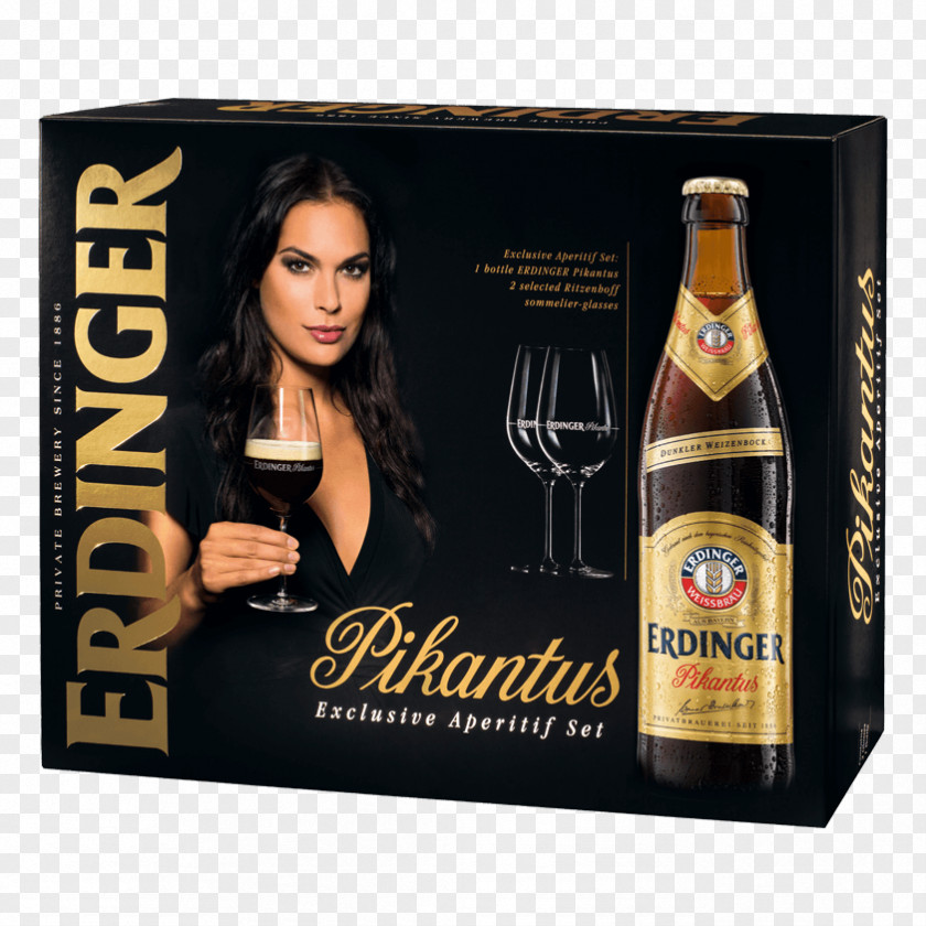 Beer Bottle Erdinger Pikantus Weizenbock Liqueur PNG