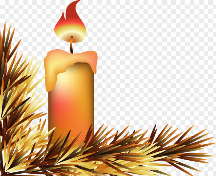 Candle Christmas Day Ornament Clip Art PNG