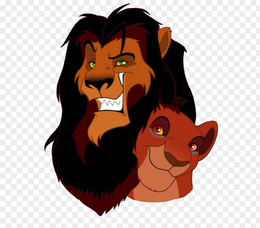 Lion The King Scar Ahadi Big Cat PNG