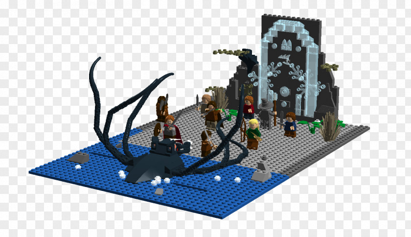 Lord Of The Rings Lego Hobbit Ideas Watcher In Water Group PNG