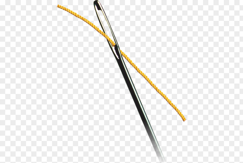 Needle Material Yellow PNG