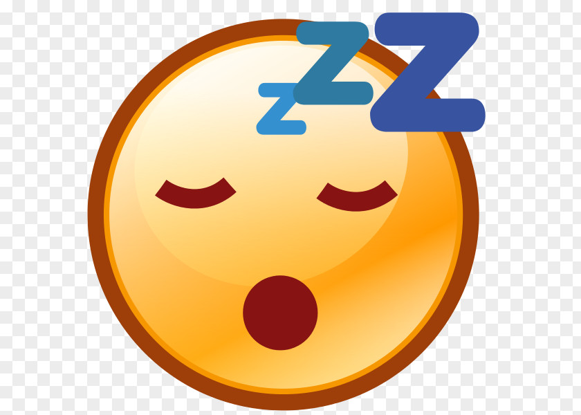Sleep Smiley Emoticon Clip Art PNG