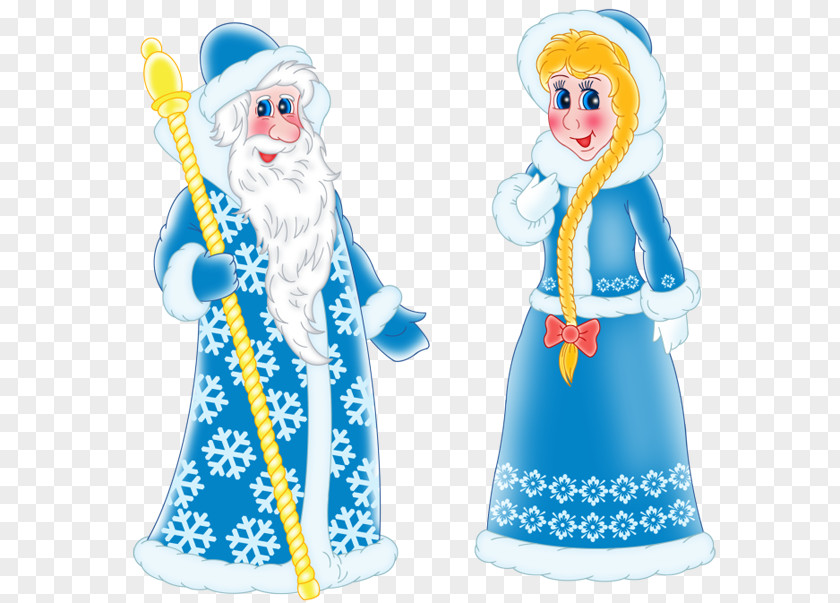 Christmas Ded Moroz Snegurochka Grandfather Ziuzia Clip Art PNG