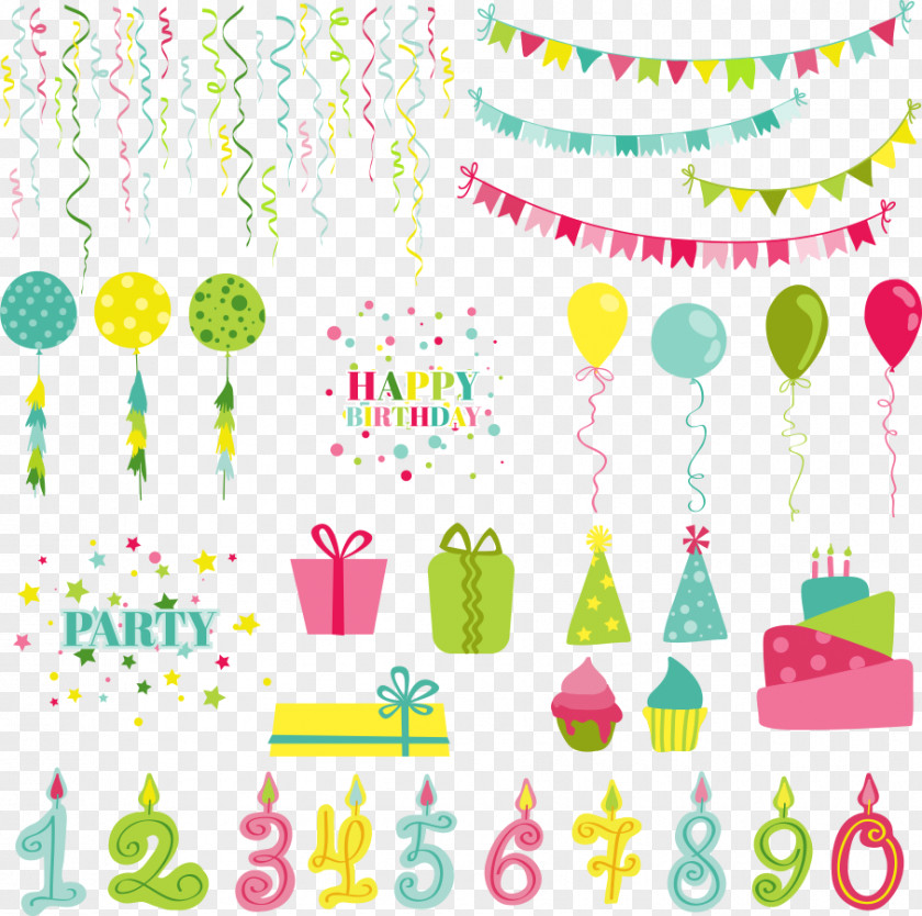 Vector Birthday Gift Boxes And Digital Wedding Invitation Party Greeting Card PNG