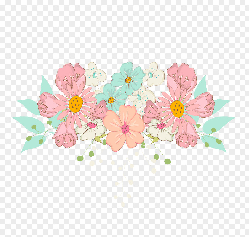 Art Blossom Flower Watercolor PNG