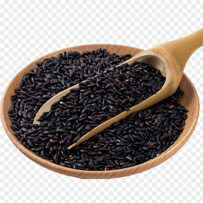 Delicious Bowl Of Black Rice Congee Five Grains Food PNG