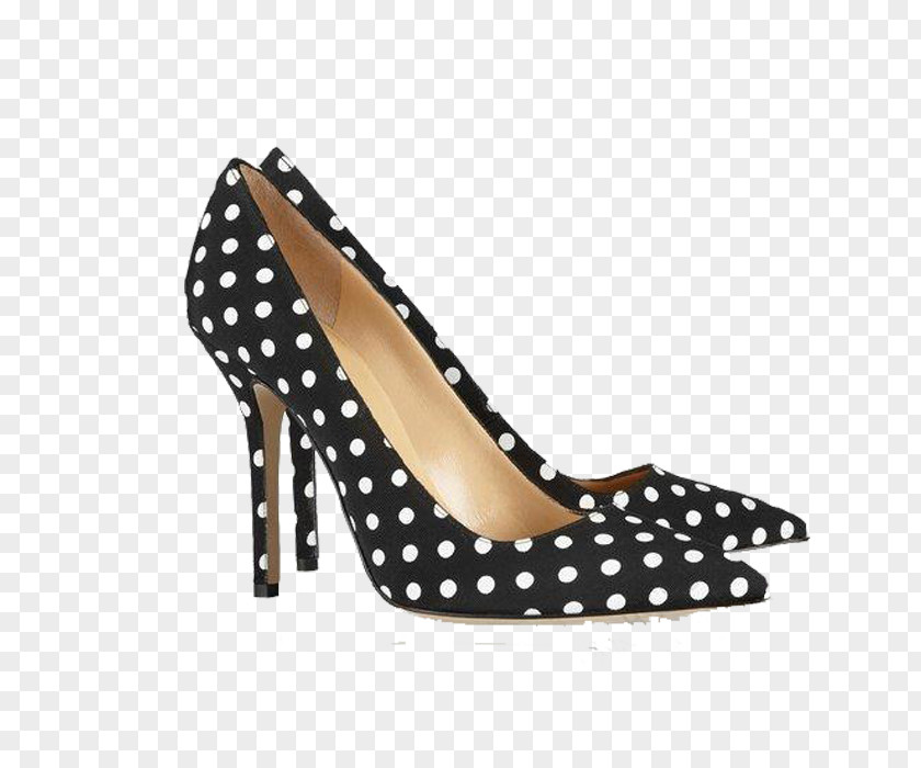 Dot High Heels High-heeled Footwear Court Shoe Polka Sandal PNG