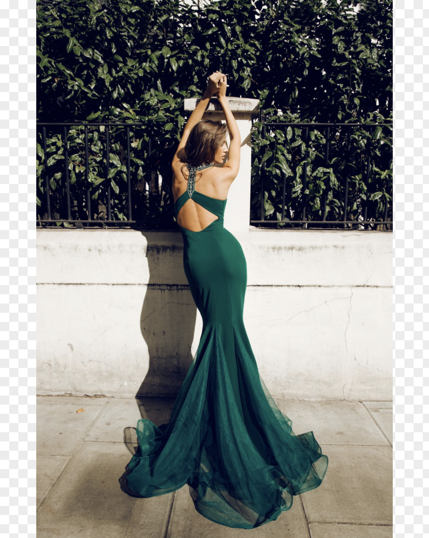 Dress Gown Prom Wedding Backless PNG