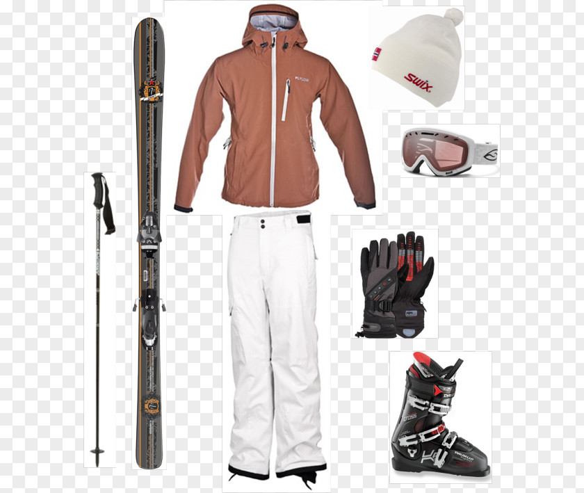 Fashionable Women Alpine Skiing Ski Suit Sport PNG