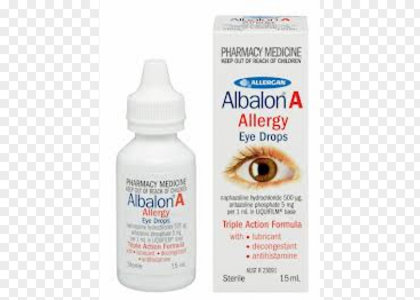 Water Drop Skin Care Eye Drops & Lubricants Naphazoline Allergy PNG
