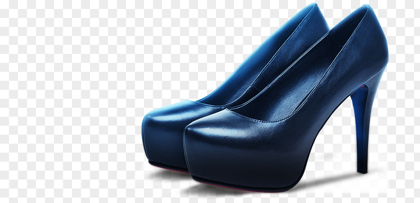 A Pair Of Beautiful High Heels High-heeled Footwear Blue Shoe Absatz PNG