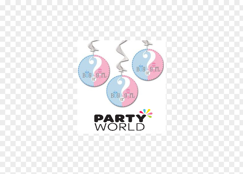 Baby Gender Reveal Hanging Swirl Decorations Shower Party Infant PNG