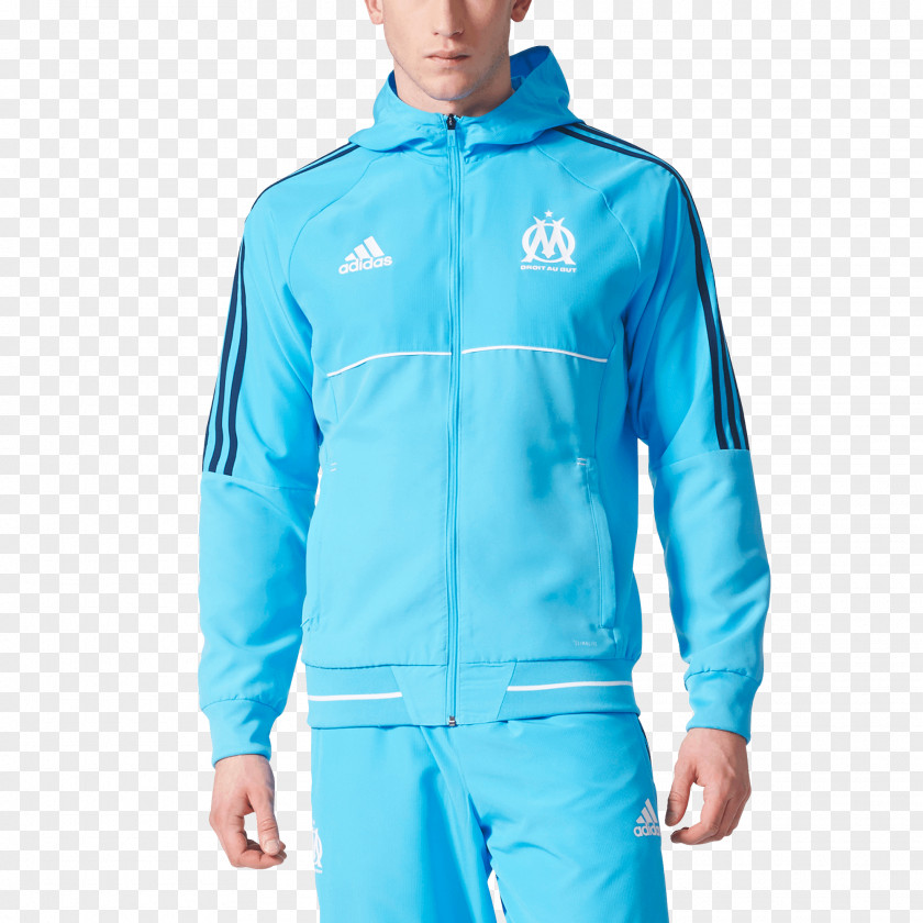 Bk Tracksuit Olympique De Marseille Jacket Adidas Football PNG